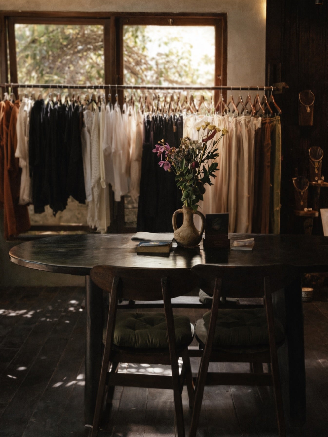 SNUG clothing racks at Nenek